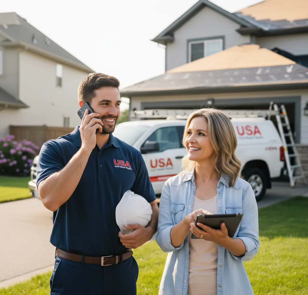 USA Roof Repair Experts customer support in Stoneham
